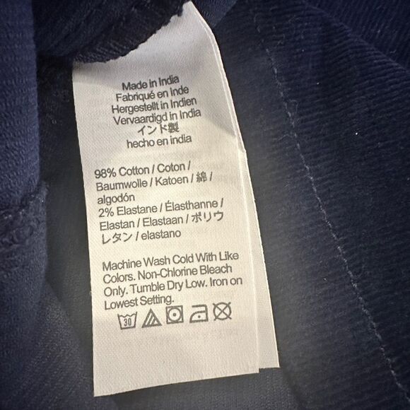 J. Crew Crewcuts Navy Corduroy Skirt Size 16 NWT - Picture 4 of 4